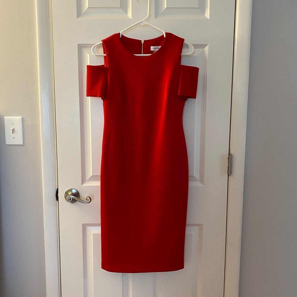Calvin Klein Mid-length red dress 👗